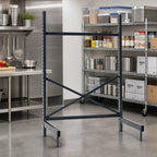 Thumbnail image #2 for Metro SmartLever SM861836-KIT Stationary Cantilevered Shelving Starter Base Kit, Steel, for 36W x 18D Shelves, 86-3/8H