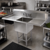 Thumbnail image #2 for John Boos Pro-Bowl Freestanding 1-Compartment 14-Gauge 300-Series Stainless Steel Sink with Left and Right Drainboards