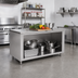 Thumbnail image #2 for John Boos 60-Inch x 24-Inch Stainless Steel Open Front Cabinet Base Work Table