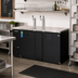 Thumbnail image #2 for Everest Refrigeration Two-Section Direct Draw Keg Refrigerator, 68-Inch Wide, 3 Half-Barrel Keg Capacity