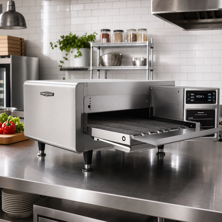 Product image #3 for TurboChef High h Conveyor 2020 Standard Single Belt Countertop Conveyor Oven, 20-Inch Cook Chamber