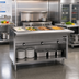 Thumbnail image #2 for Spec-Master 63-1/2-Inch Wide Electric Open Base Hot Food Table with 4 Wet/Dry Wells, 120V
