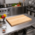Thumbnail image #2 for John Boos Boos Block Northern Hard Rock Maple Edge Grain Kitchen Countertop, 36 x 25 x 1-1/2 Inches, Varnique Finish
