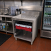 Thumbnail image #2 for Advance Tabco Underbar Basics Closed Glass Rack Cabinet, 3-Rack Capacity, Drainboard Top, 24 x 21 x 33 Inches