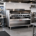 Thumbnail image #2 for Magikitch'n FM-RMB-636CR 36-Inch Floor Model Gas Radiant Charbroiler with Open Cabinet Base
