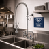 Thumbnail image #2 for T&S Brass EasyInstall Wall-Mount Pre-Rinse Unit with Add-On Faucet, 8-Inch Centers, and 12-Inch Swing Nozzle
