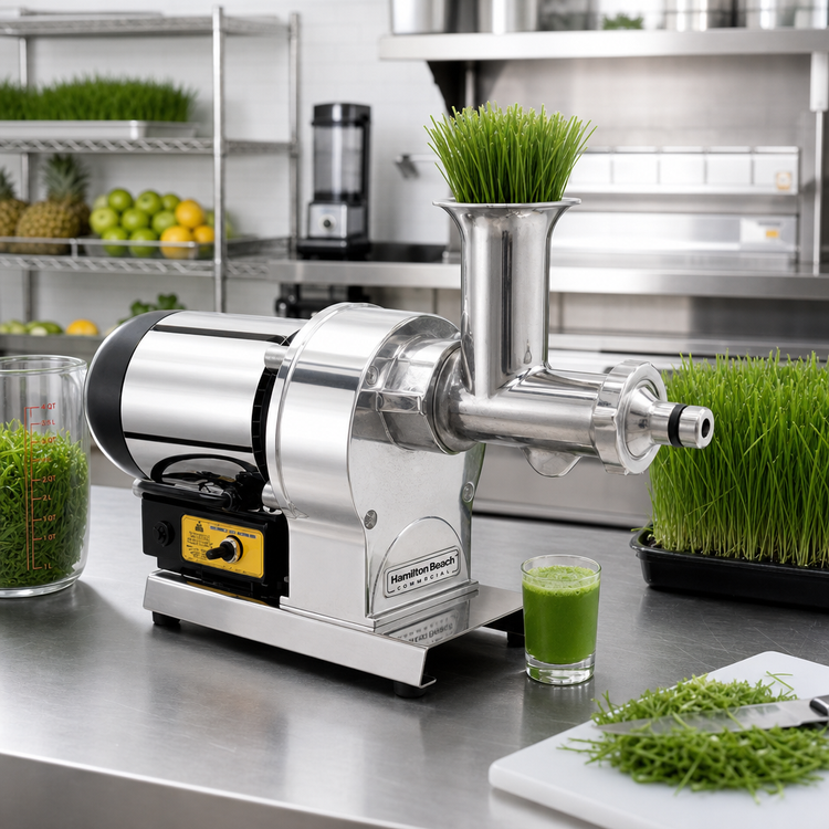 Product image #2 for Hamilton Beach Commercial HWG800 Countertop Continuous Feed Wheat Grass Juicer