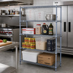 Thumbnail image #2 for Quantum WR63-1836GY Wire Shelving Starter Unit, 36"W x 18"D x 63"H, 4 Shelves, Gray Epoxy Finish
