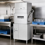 Thumbnail image #2 for Champion Genesis DH-6000-VHR Ventless High-Temperature Door-Type Dishwasher with Electric Booster, 40 Racks/Hour, Field Convertible