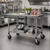 Thumbnail image #2 for Advance Tabco 5-Inch Swivel Rubber Stem Casters, Set of 4 with 2 Brakes