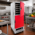 Thumbnail image #2 for Cres Cor Insulated Mobile Heated Holding Cabinet with Humidity, 1 Compartment, Red Dutch Doors