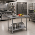 Thumbnail image #2 for Mixrite Stainless Steel Work Table with Adjustable Undershelf, 60 x 36 Inches