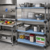 Thumbnail image #2 for Eagle QuadPlus Louvered Polymer Shelf Mat, 42 x 18 Inches, Blue