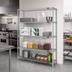 Thumbnail image #2 for EAGLEbrite 4-Tier Stationary Starter Wire Shelving Unit, 60
