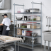 Thumbnail image #2 for Quantum 18-Inch Intermediate Overhead Track Shelving Kit with 86-Inch Posts