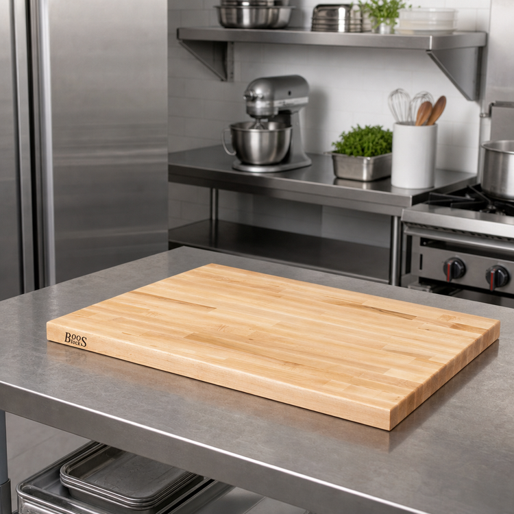 Product image #2 for Boos Block Blended Edge Grain Northern Hard Rock Maple Kitchen Countertop, 36 x 27 x 1-1/2 Inch, Penetrating Oil Finish
