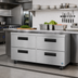 Thumbnail image #2 for Hoshizaki Steelheart 60-Inch Low Profile Two-Section Undercounter Refrigerator with 4 Drawers