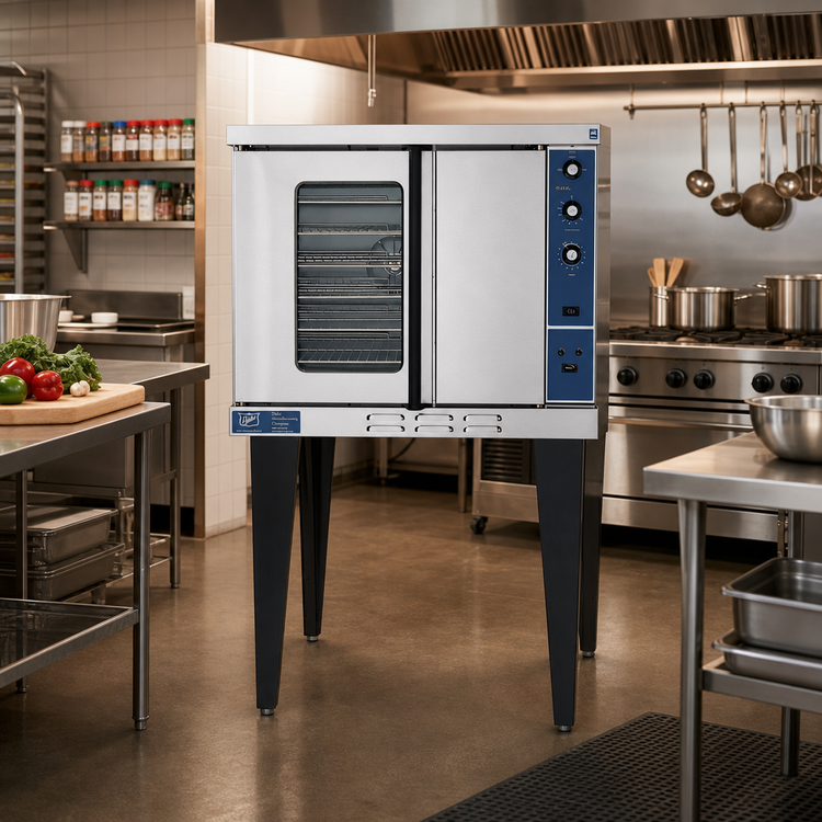 Product image #2 for Duke 613-E1V Single Deck Full-Size Electric Convection Oven