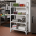 Thumbnail image #3 for Cambro Camshelving Premium 4-Shelf Louvered Stationary Starter Unit, 21 x 48 x 84 Inches, Speckled Gray