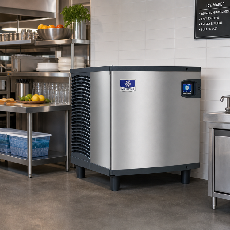 Product image #2 for Manitowoc Indigo NXT iT0620A Air-Cooled Self-Contained Half-Dice Cube Commercial Ice Maker, 575 lb/Day