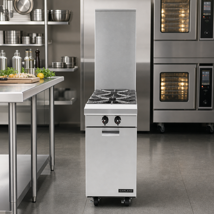 Product image #2 for Garland Master Series 17-Inch Modular Gas Open Burner Range Attachment with 2 Open Burners
