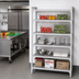 Thumbnail image #3 for Cambro Camshelving Premium 5-Tier Vented Stationary Starter Shelving Unit, 24