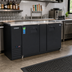 Thumbnail image #2 for Everest Refrigeration EBB69-24 Two-Section Back Bar Refrigerator, 68 Inch Wide, 20 Cu. Ft., Stainless Steel Top, Side-Mounted Self-Contained Refrigeration
