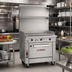 Thumbnail image #2 for Southbend Platinum 36-Inch Heavy Duty Gas Sectional Range with Full-Width Thermostatic Griddle and Cabinet Base