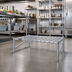 Thumbnail image #2 for Metro Super Erecta Chrome Dunnage Rack with Lift-Off Mat, 48 x 18 Inches, 1300 lb Capacity
