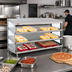 Thumbnail image #2 for Hatco Glo-Ray Countertop Pass-Thru Pizza Warmer with Triple Slant Shelves, 36 x 24 Inch Deep, 2.7 kW