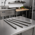 Thumbnail image #3 for John Boos Stainless Steel Sink Legs and Feet Set of 4, 22-Inch High, 1-5/8-Inch Diameter