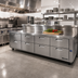 Thumbnail image #2 for Garland Polar Cuisine 108-Inch Remote Refrigerated Drawer Base, Stainless Steel, 8 Drawers