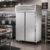 Thumbnail image #2 for True SPEC SERIES Two-Section Reach-In Heated Holding Cabinet, Solid Swing Doors, Stainless Steel