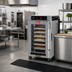 Thumbnail image #3 for Metro HotBlox Narrow 8-Pan Pass-Thru Undercounter Insulated Holding Cabinet, Digital Touchscreen, Clear Front Door / Solid Rear Door
