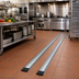 Thumbnail image #2 for Quantum Single Unit Floor Track Assembly Kit with Two 18-Foot V-Groove Aluminum Tracks