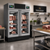 Thumbnail image #2 for Maturmeat Stagionello Free-Standing Meat Curing Cabinet, 58 Inch Wide, 100 + 100 kg Capacity, 220V