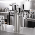 Thumbnail image #2 for Krowne Triple Faucet Glycol-Cooled Frankenstein Beer Tower, Brushed Stainless Steel