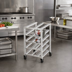 Thumbnail image #2 for Channel Manufacturing CSR-3 Half-Size Stationary Aluminum Can Rack, No Top, 54 #10 Can Capacity