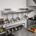 Thumbnail image #2 for John Boos Stallion 120-Inch Wall-Mount Stainless Steel Pot Rack Shelf