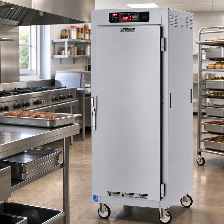 Product image #2 for Metro C5 8 Series Controlled Temperature Heated Holding Cabinet, Full Height, Solid Doors, Lip Load, 36-Pan, 120V