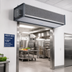 Thumbnail image #2 for Berner Industrial Series IDC12-3132E 132-Inch Direct Drive Electric Heated Air Curtain