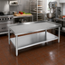 Thumbnail image #2 for John Boos 15-Inch x 30-Inch x 24-Inch Stainless Steel Equipment Stand with 16-Gauge Top and Adjustable Undershelf