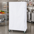Thumbnail image #2 for Quantum 400 Denier White Nylon Wire Cart Cover for 24 x 60 x 63 Inch Carts with Velcro Flap