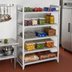 Thumbnail image #3 for Cambro Camshelving Premium 5-Shelf Vented Stationary Starter Unit, 18 x 60 x 84 Inches