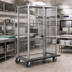 Thumbnail image #2 for QuadTruss Stainless Steel Security Cage with Dolly Truck
