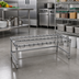 Thumbnail image #2 for Eagle Group Stationary Stainless Steel Wire Dunnage Rack with Removable Wire Assembly, 48 x 24 x 14 Inches, 1300 lb Capacity