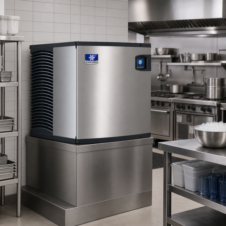 Product image #2 for Manitowoc Indigo NXT IDT0420W Water-Cooled Self-Contained Dice Cube Ice Machine, 454 lb/24 Hr