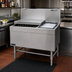 Thumbnail image #2 for Spec-Bar 48-Inch Underbar Combo Ice Bin/Bottle Unit with 100 lb Insulated Ice Bin and Left Bottle Compartment