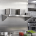 Thumbnail image #2 for 21 Inch Heavy Duty Double Knob Shelf C Bracket for Cantilevered Shelving, Stainless Steel