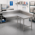 Thumbnail image #2 for John Boos Pro-Bowl Corner Clean Dishtable, L-Shaped, 60